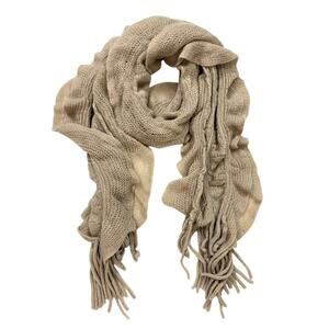2 Chic Ruffled Knit Scarf